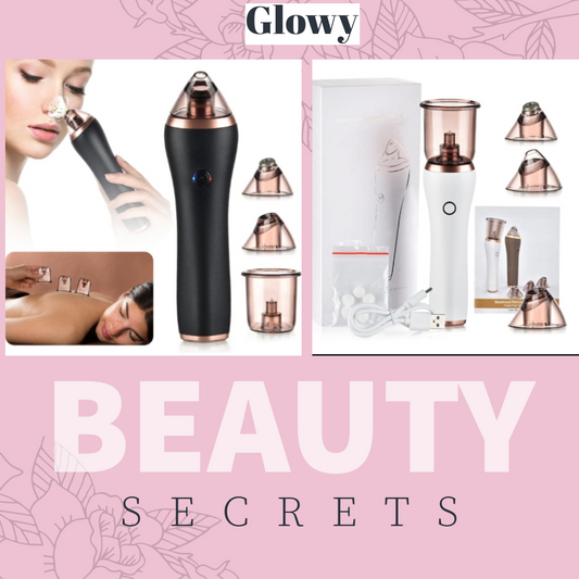 4 in 1 skin therapy device- Blackhead Remover, Cupping, Guasha, Facial Pore Deep Cleansing